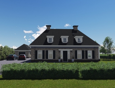 Nieuwbouw woonhuis met bijgebouw Zuidermarkweg te Loerbeek
